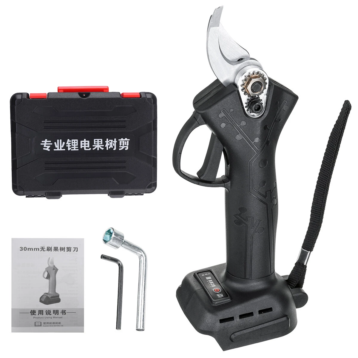 Makita 18V Cordless Pruning Shears - 30mm Branch Cutter with Storage Box