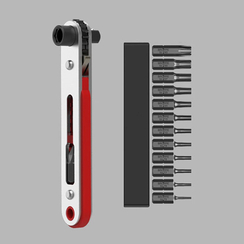 12PCS Multifunctional Right-angle Wrench Set - Ultra-short Ratcheting & Cross Flat Wrench