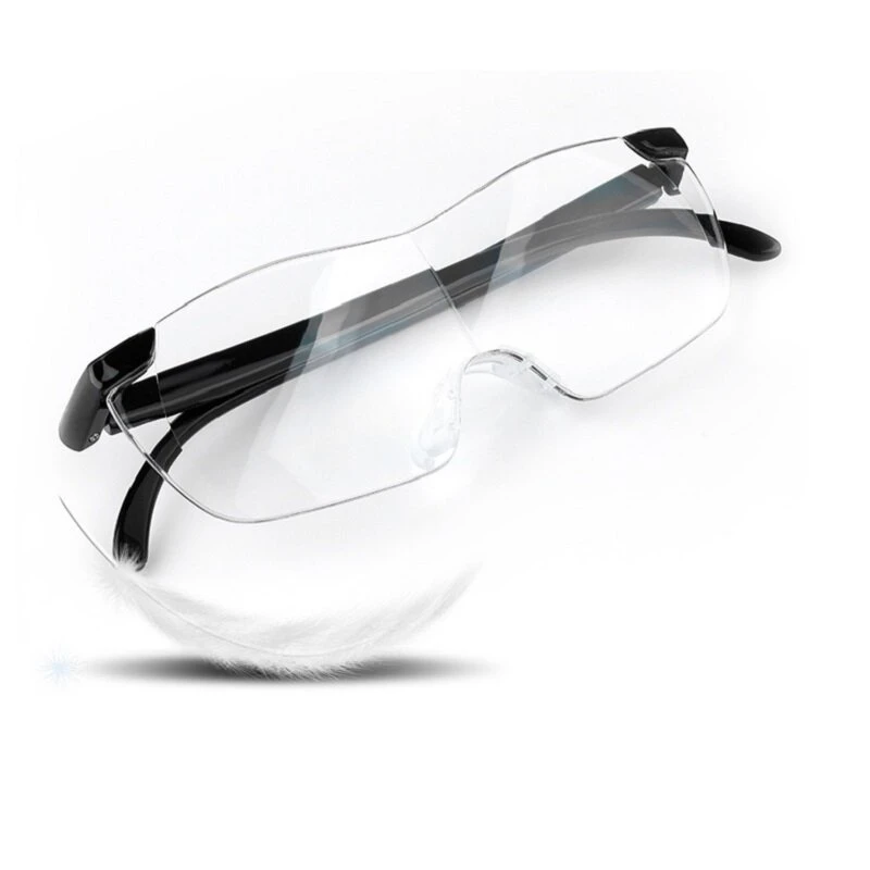 Magnifying Glasses 1.6x Wearable Headband Magnifier - 250° Reading Glasses for Newspaper
