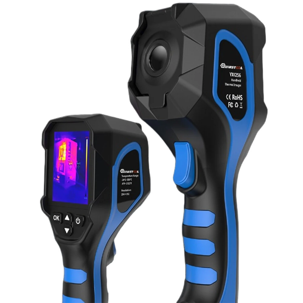 MUSTOOL 256x192 Thermal Imager | Dual Lens Infrared Camera | Handheld Industrial Device