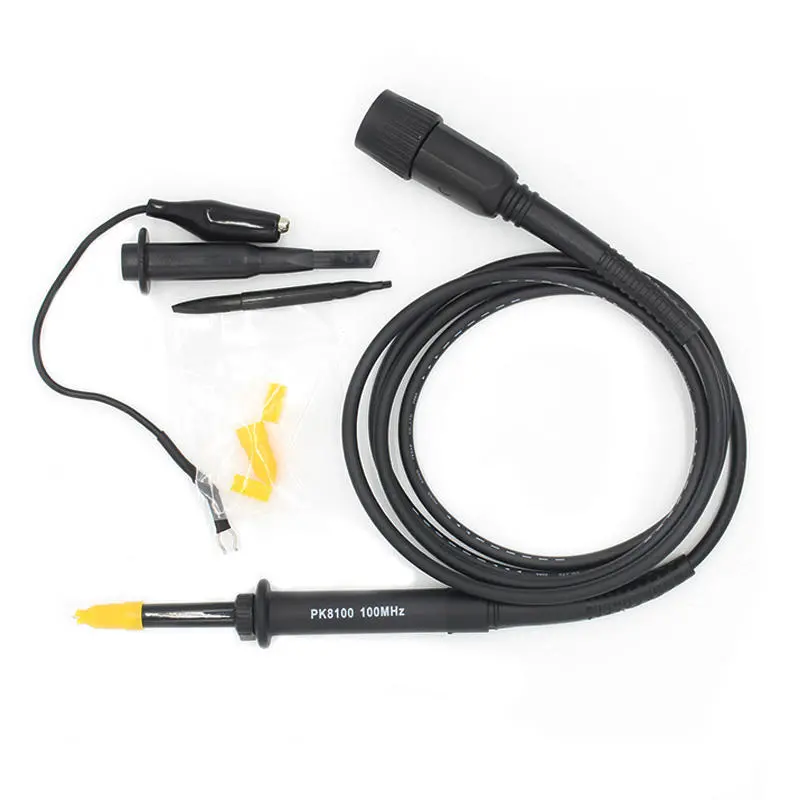 PK8100 PK8200 High Voltage Probe Kit - 100MHz / 200MHz Oscilloscope Test Pen with Clip