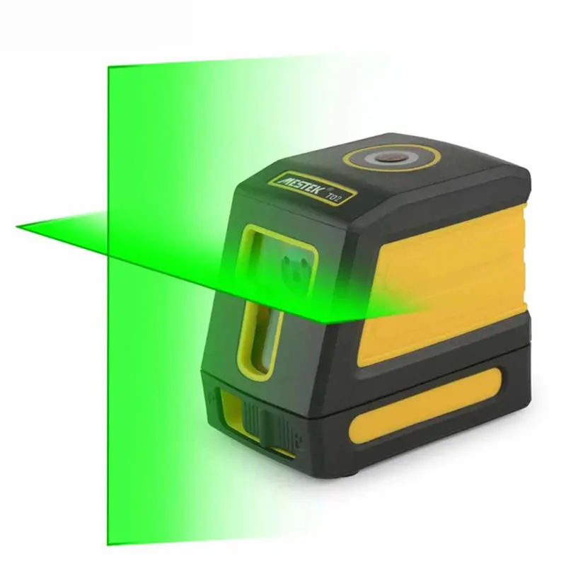MESTEK T02 Green Laser Level - Self-Leveling Cross Line | Horizontal & Vertical