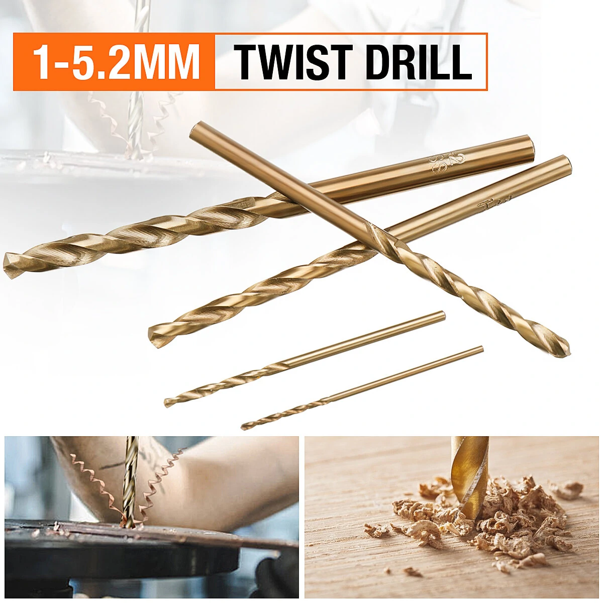 Twsist 1-5.2mm Cobalt Drill Bit Set - 4341 Steel | Lifetime Warranty