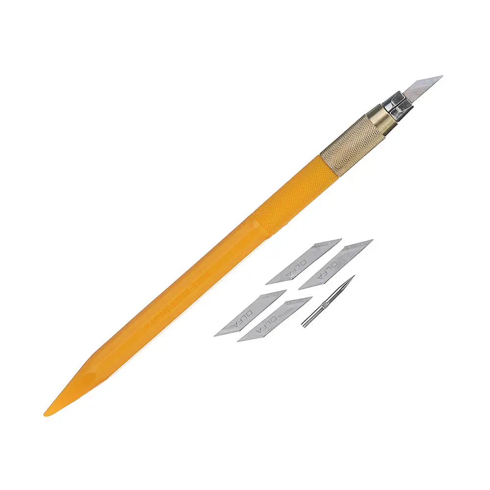 AK-5 Rubber Wood Carving Tool - 160x9mm with 30 Replaceable Blades