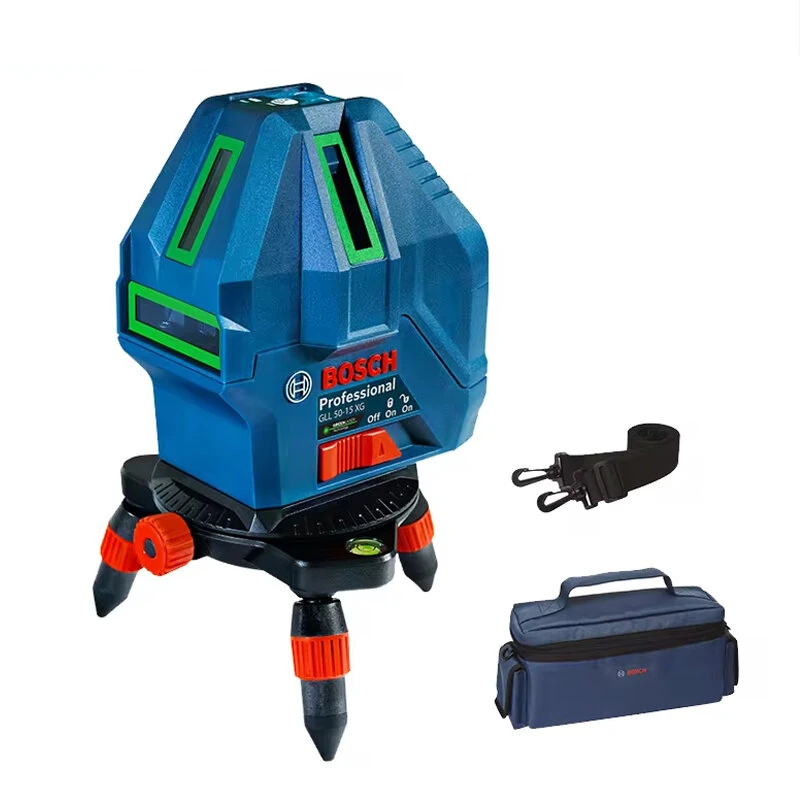 GLL50-15XG Green Beam Laser Level - 5 Lines 3D Self-Leveling | Professional