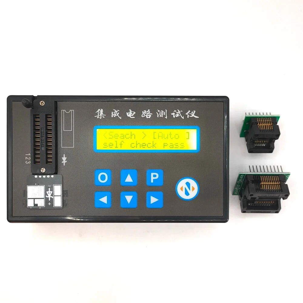 Digital IC Tester - Multifunctional Transistor Diode LED Detector | Built-in Battery