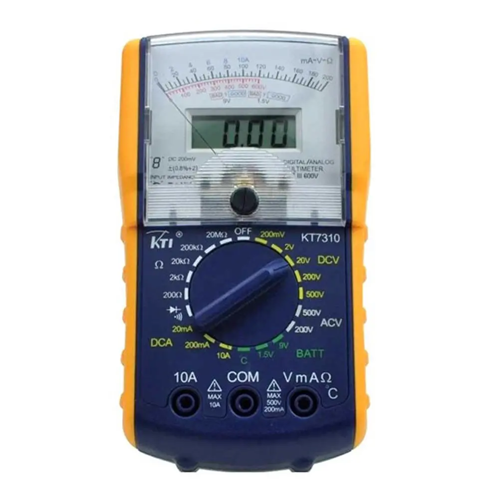 KT7310 Digital Multimeter - Dual Display Analog & Digital - Precision Tester