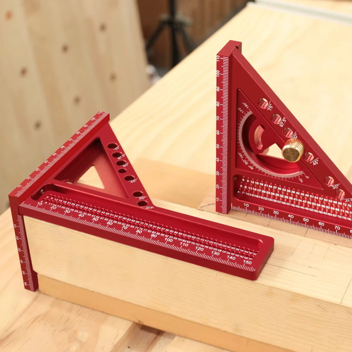 JIGHOLE 3D Multi-Angle Framing Square | 0-180° Protractor | Aluminum Alloy Carpenter Tool