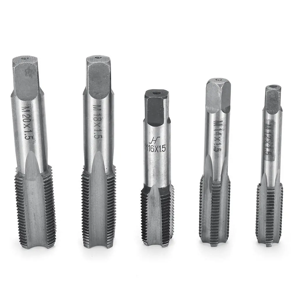 M12-M20 HSS Straight Fine Screw Tap | 2-Piece Set | 1.5mm Pitch High Speed