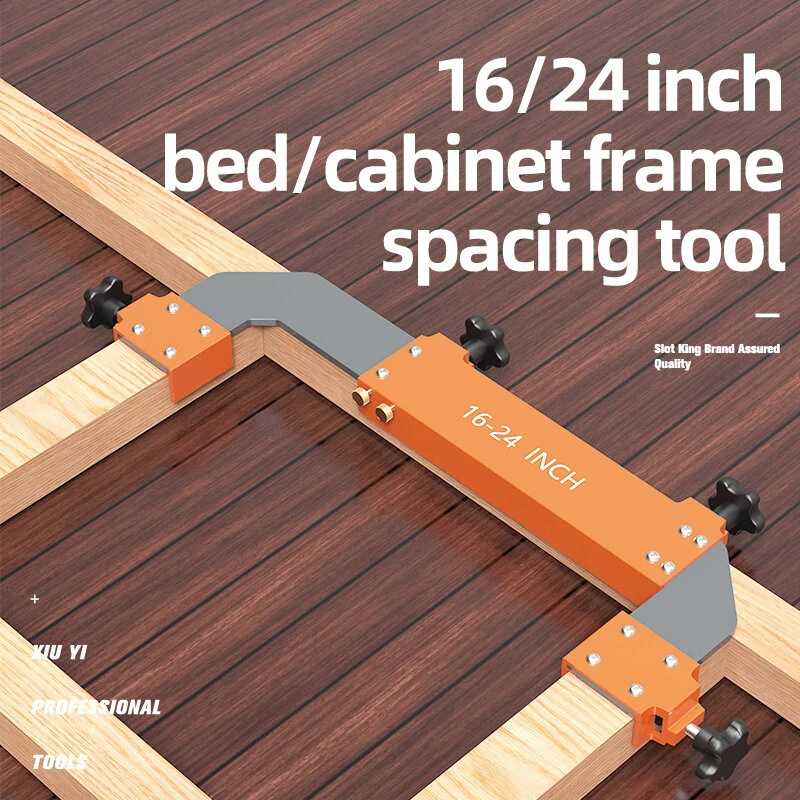 Aluminum Cabinet Frame Spacer Tool | 16-24in Precision Positioning for DIY Woodworking