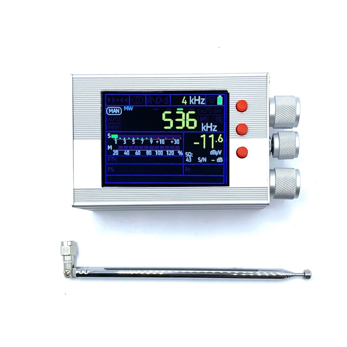 TEF6686 Full Band Radio Receiver - FM AM SW LW HF with Telescopic Antenna