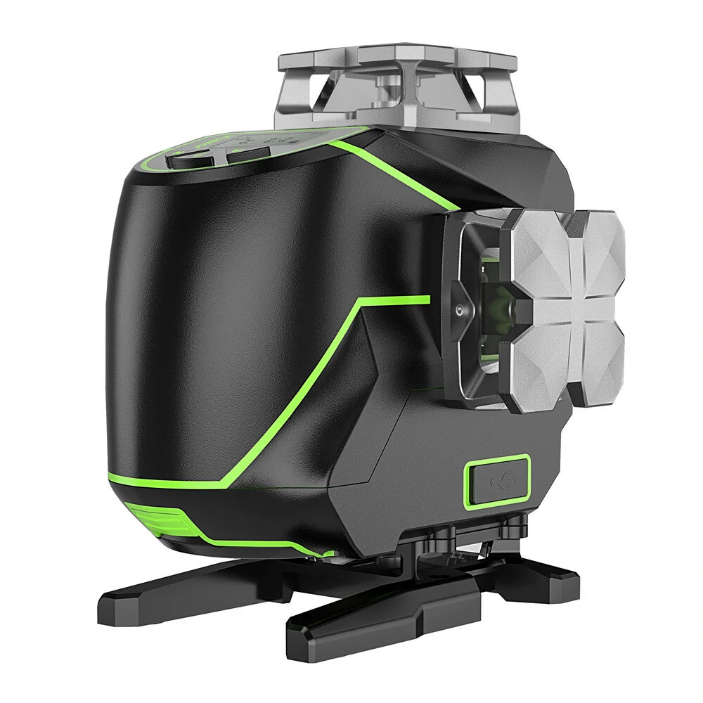 Huepar S03DG 3D Green Laser Level | 12 Lines, Bluetooth & Remote Control