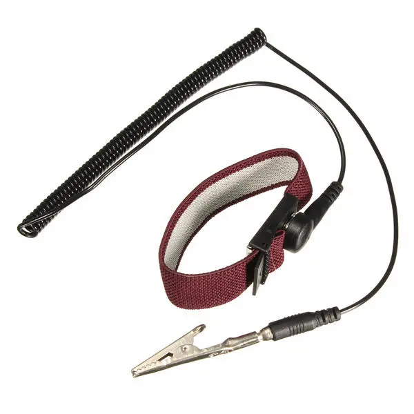 Anti Static ESD Adjustable Wrist Strap - Grounding Bracelet for Electronics