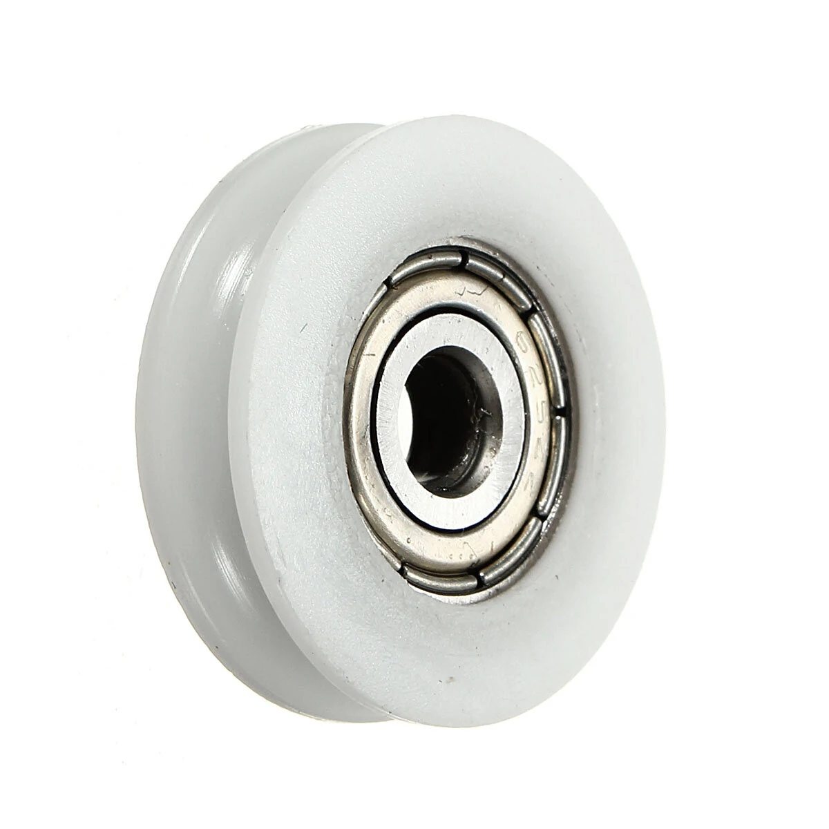 U Notch Nylon Pulley Wheel - 20Pcs 5x24x7mm Ball Bearing Roller for 3.8mm Rope