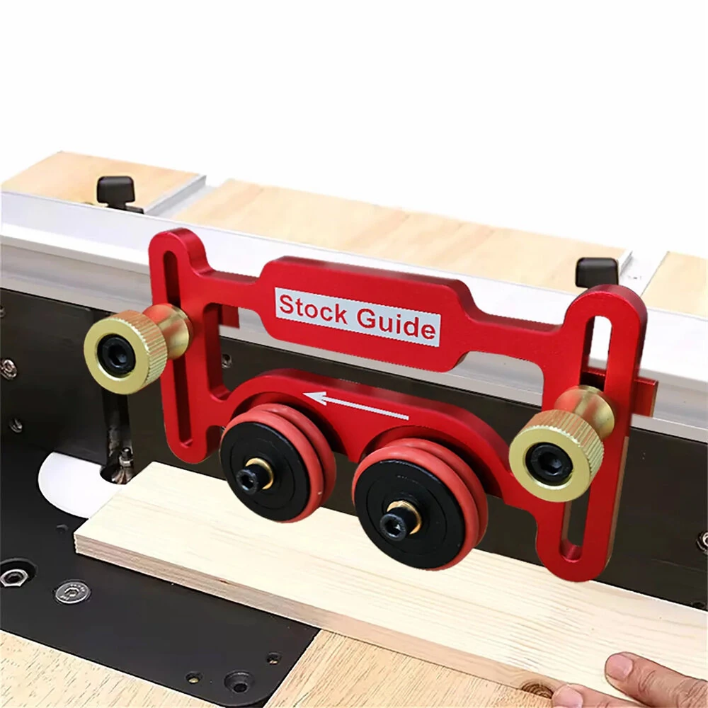One Way Bearing Roller Featherboard - Table Saw & Router Table Guide | Stock Jig