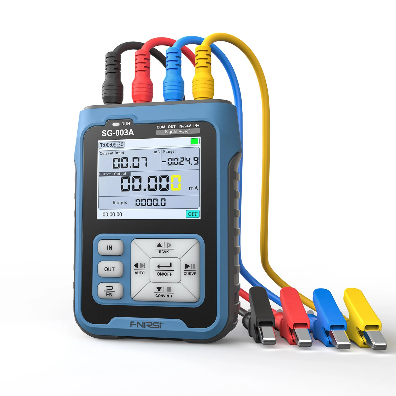 FNIRSI SG-003A Voltage Current Simulator | 0-24V 4-20mA Signal Generator Calibrator