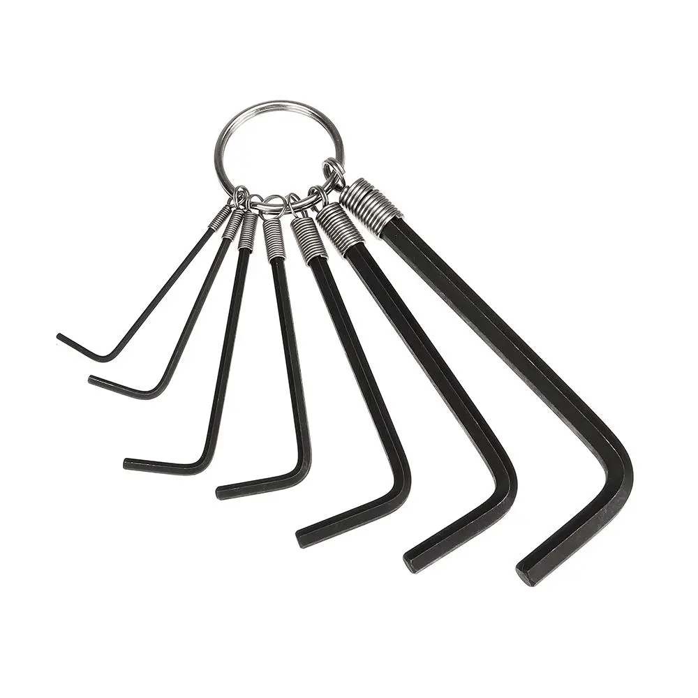 JETECH 7Pcs Hex Key Wrench Set on a Ring | Metric Allen Keys