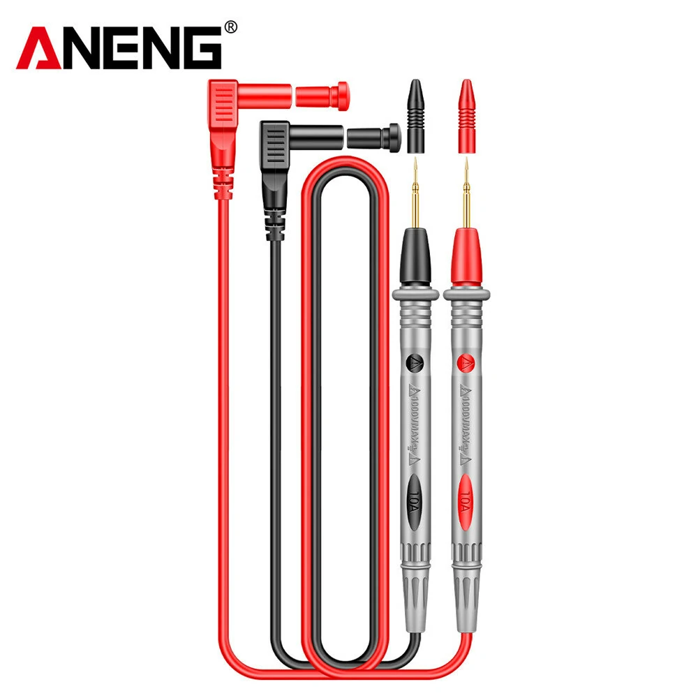 ANENG PT1005B Digital Multimeter | 10A 1000V Test Lead Kit with Probe & Needle Pins