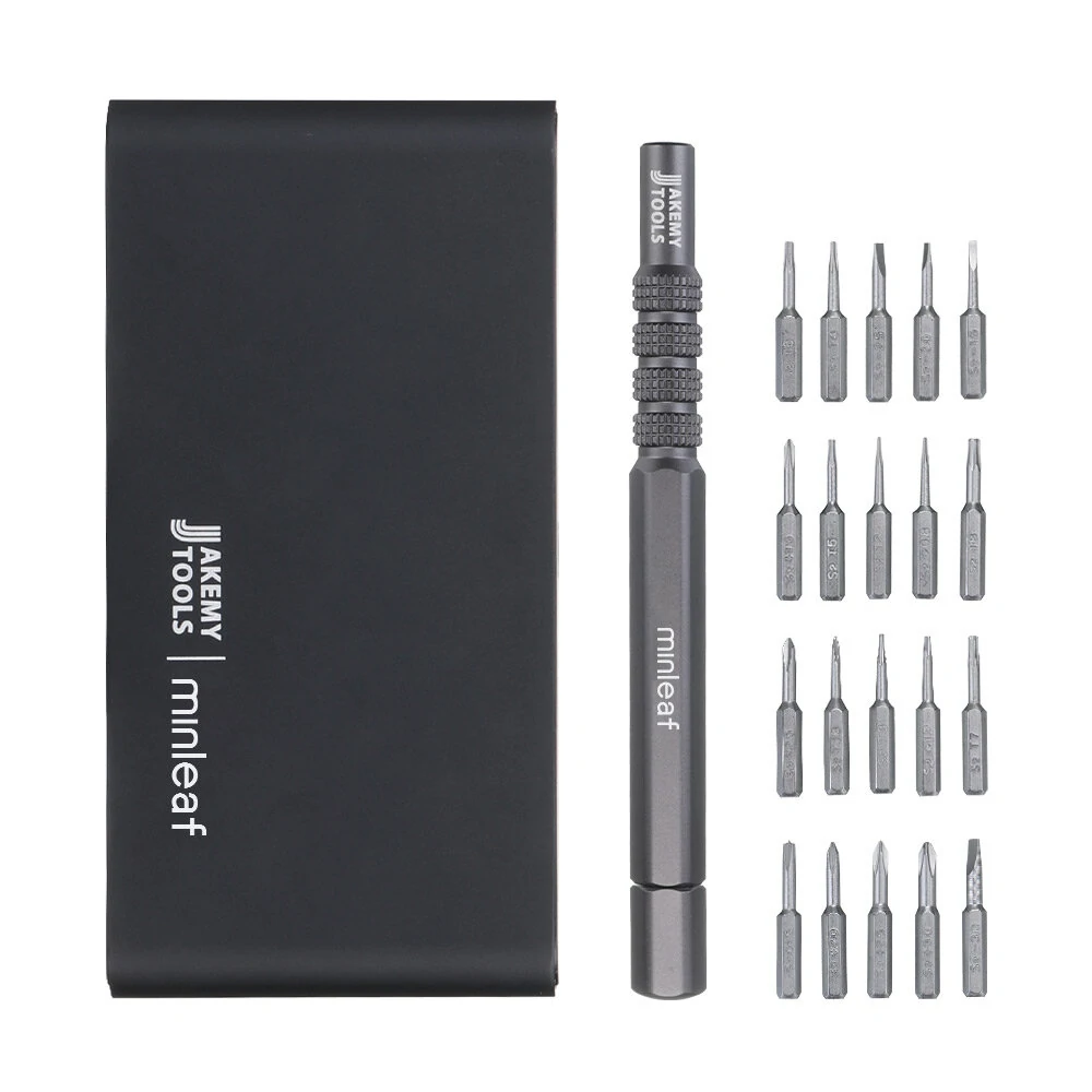 Pro-Tech 21 in 1 Slide Open Precision Screwdriver Set | 20 Bits for Phone & Laptop Repair