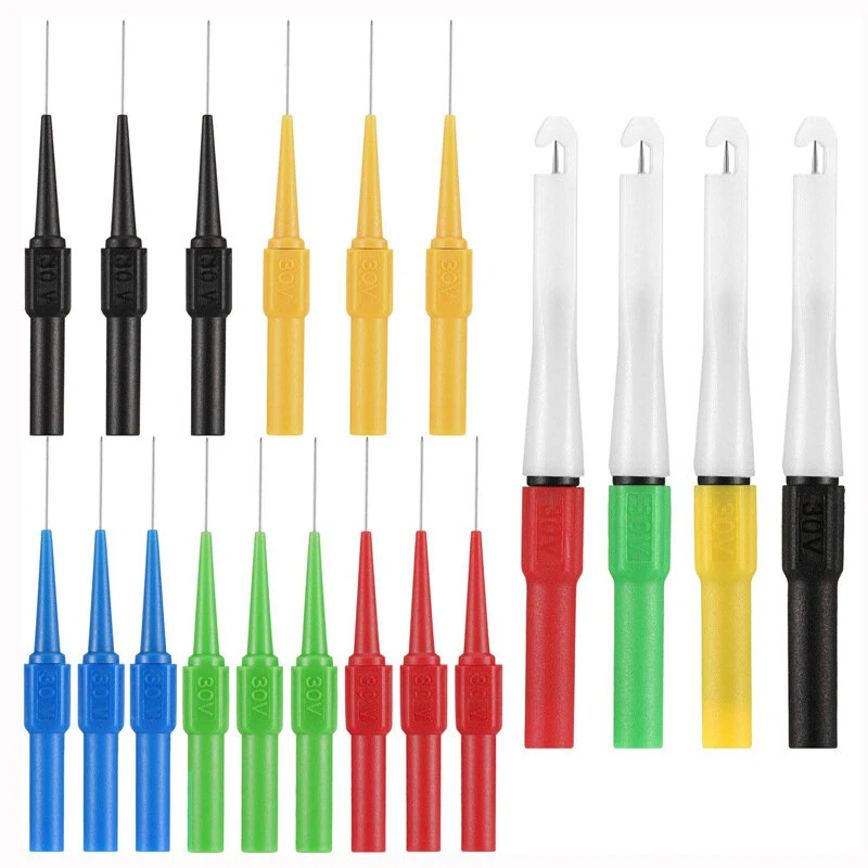 Multimeter Test Probe Needle Set | 4mm Banana Socket | ABS Stainless Steel Sharp Tips