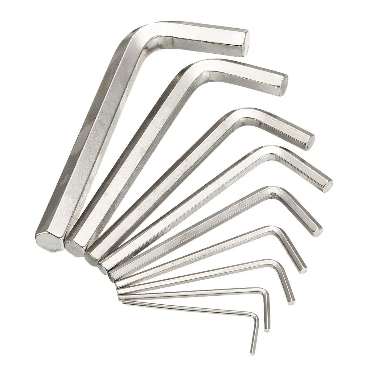 Metric Hex Key Set 8Pcs | 1.5mm to 10mm Allen Wrench Hand Tool