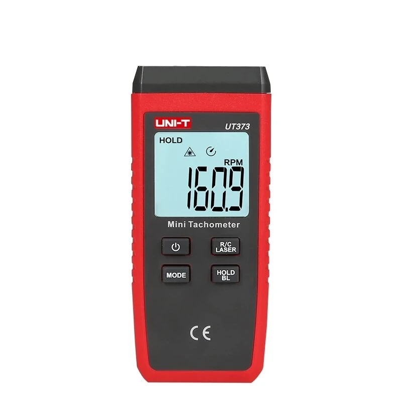 UNI-T UT373 Mini Laser Tachometer - Non-Contact 99999 RPM Gauge | LCD Backlight