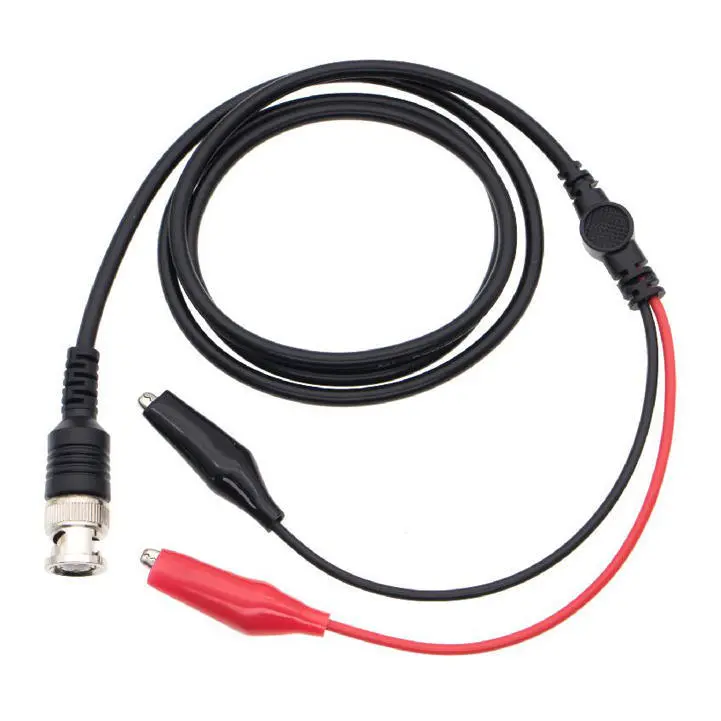 3Pcs Y101 BNC to Crocodile Clip Test Cable - 1.1M 50Ω Pure Copper - Oscilloscope Probe