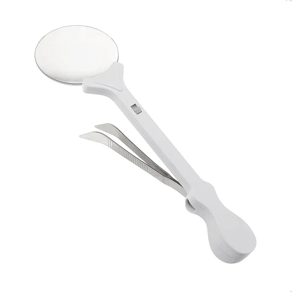 LED Magnifier Glass with Clamp - 5X Magnification for Soldering & Precision Work