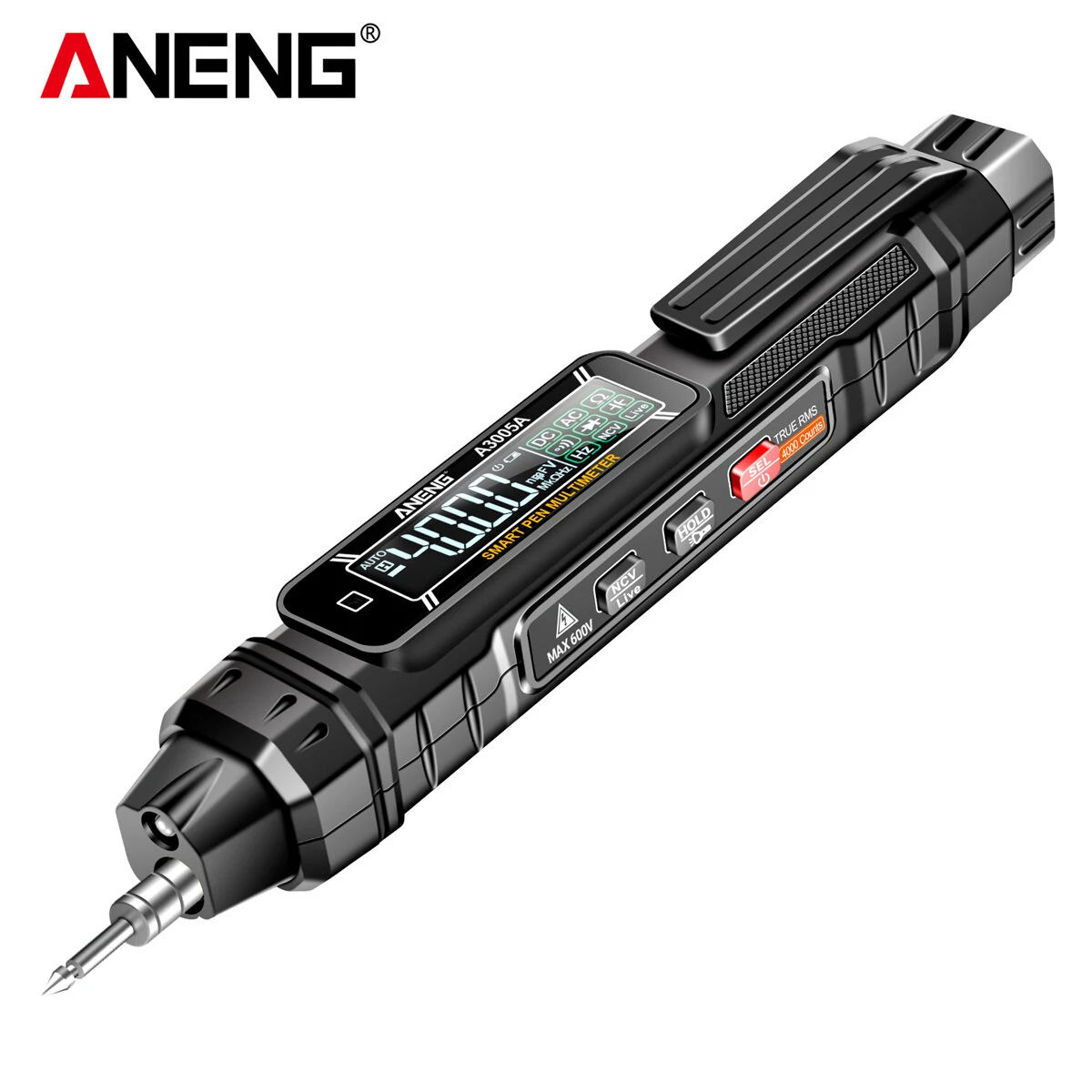 ANENG A3005APro Digital Multimeter - 4000 Counts | AC/DC Voltage, Capacitance, Resistance