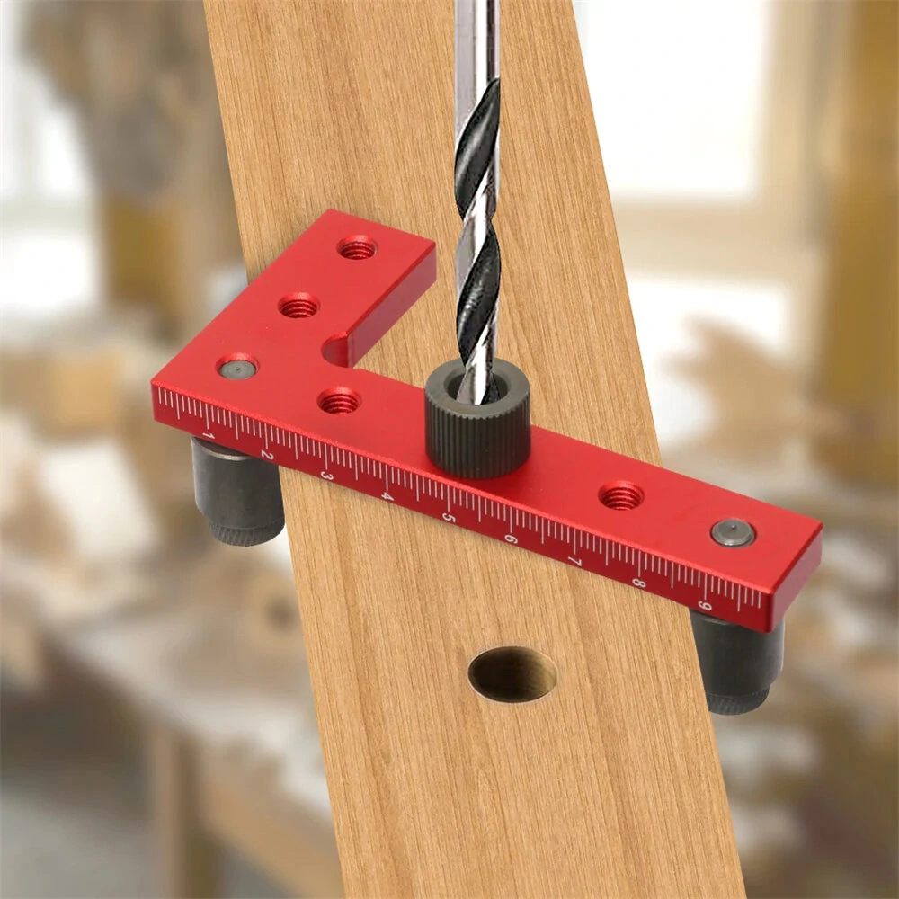2-10mm Self-Centering Dowel Jig | Drill Guide for Straight Holes & Line Scriber