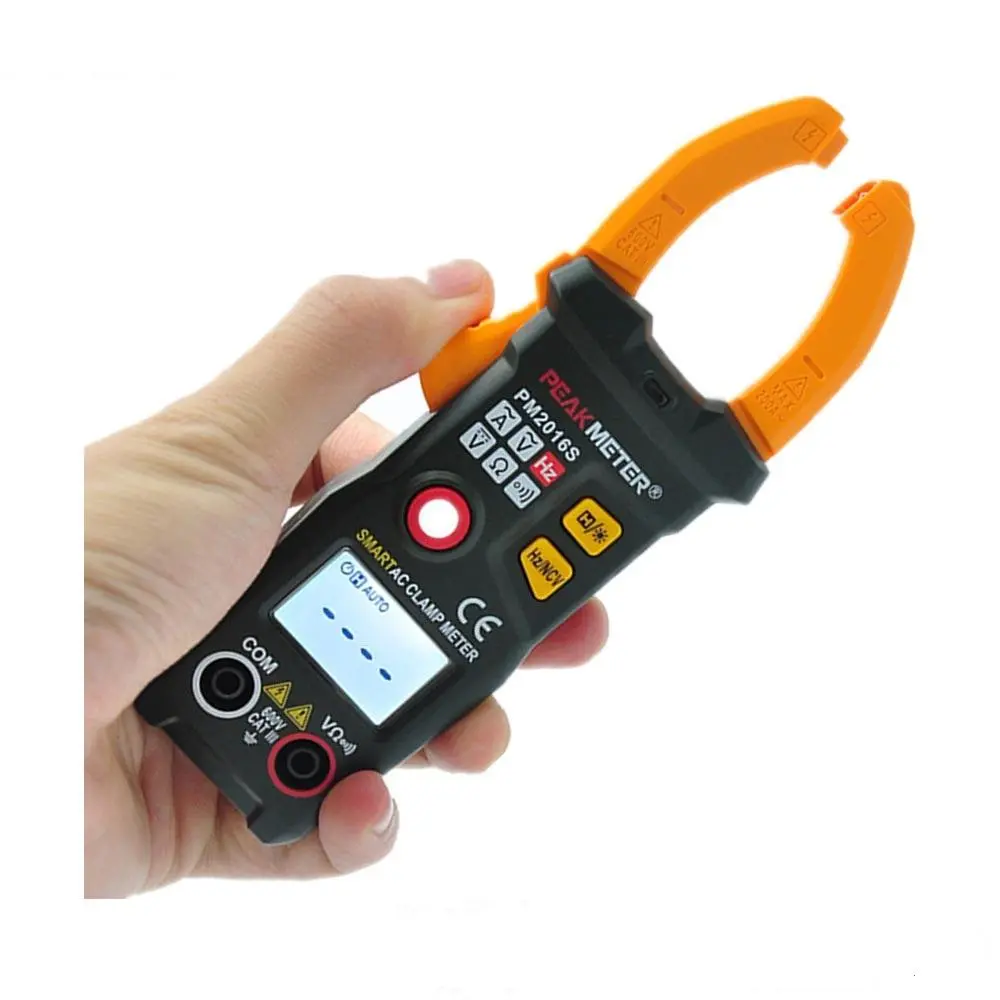 PEAKMETER PM2016S True RMS Multimeter - 6000 Counts NCV & Auto Scan Clamp Meter