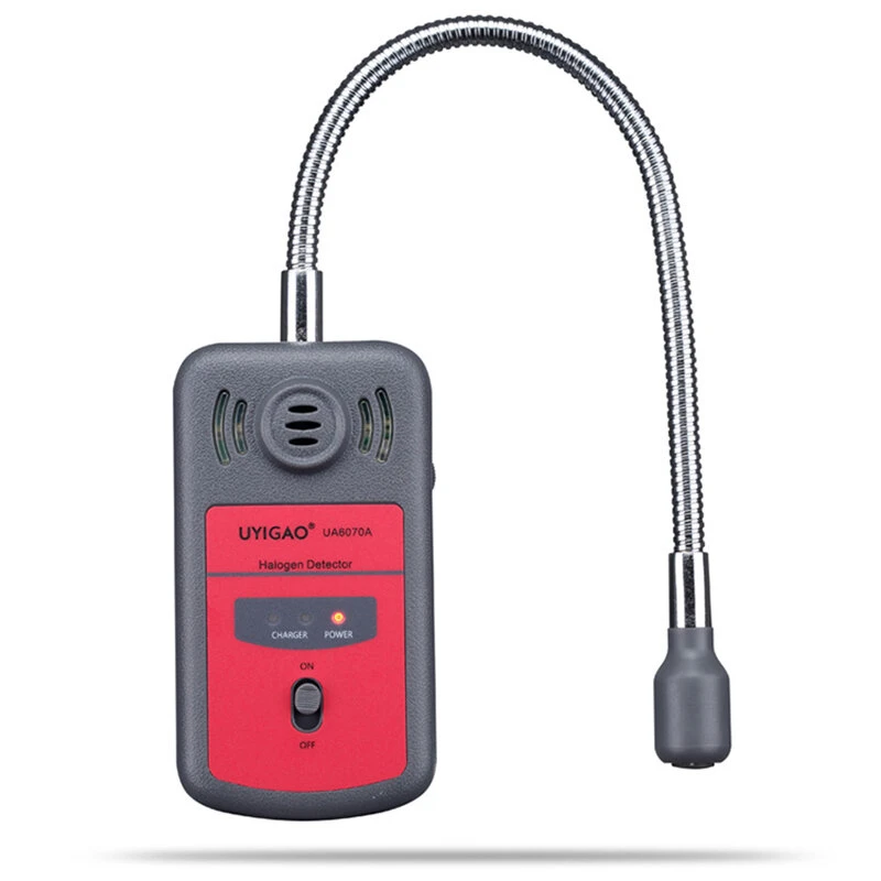 UA6070A Halogen Gas Leak Detector | Portable AC Exhaust Analyzer - Handheld Halogen Gas Sensor