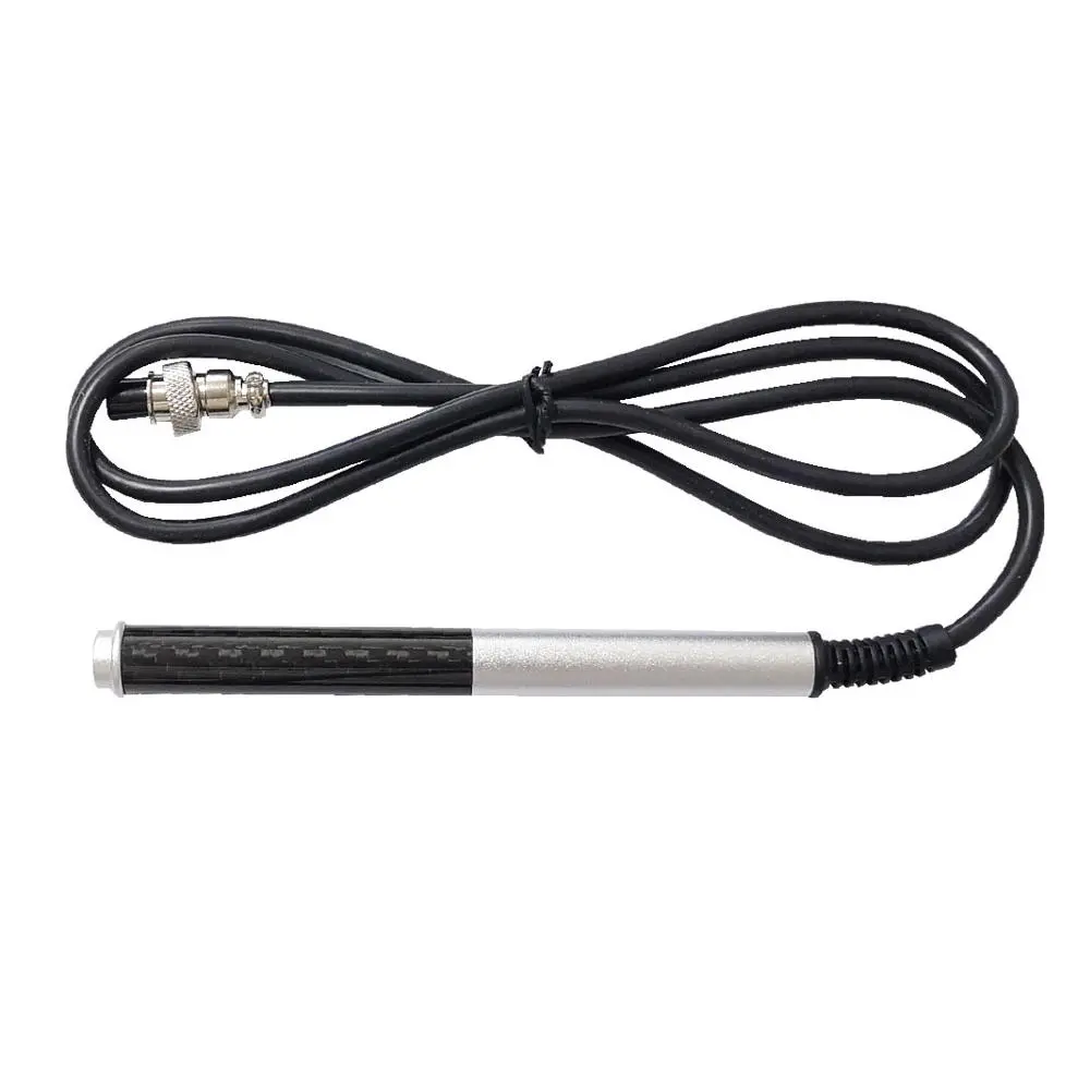 KSGER T12 Soldering Iron Handle - Aluminum Alloy & Carbon Fiber for STM32 OLED Station