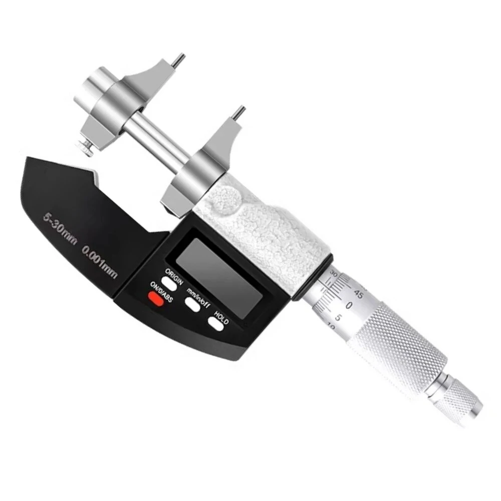 ETOPOO 0-25mm Digital Outside Micrometer | Carbide Tipped for Woodworking & DIY