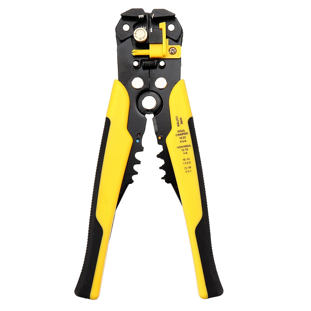 DANIU Automatic Wire Stripper Crimping Plier - Yellow Multifunctional Terminal Tool