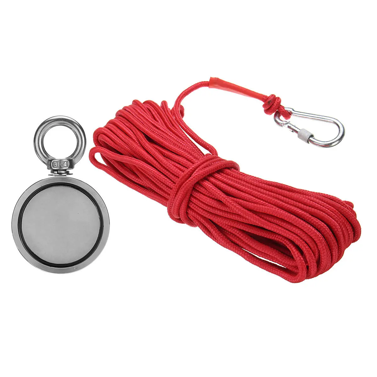 Double Sided Neodymium Recovery Magnet | 48-94mm for Fishing & Hunting