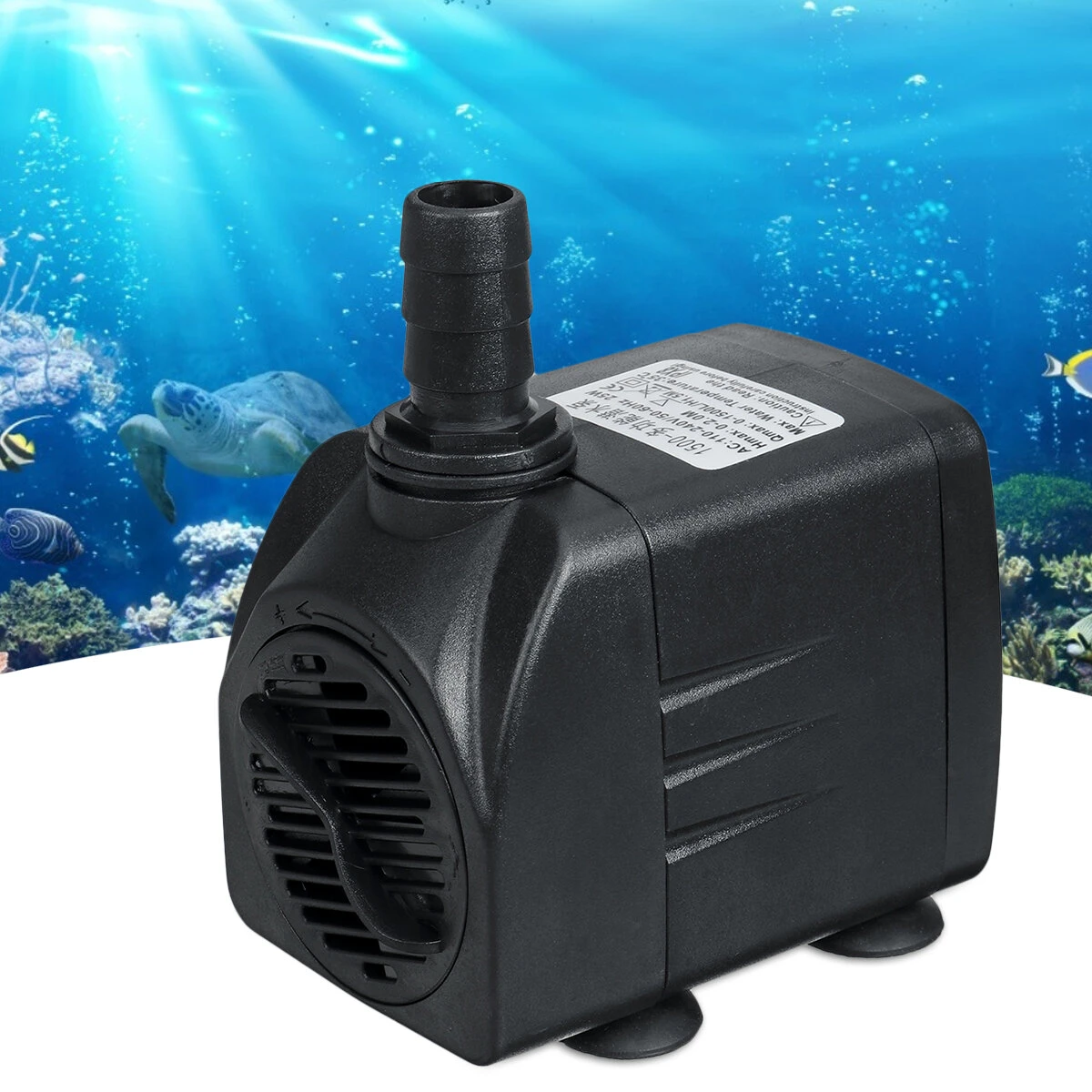 Aquarium Submersible Water Pump - 25W 110-240V | Water Tester Compatible