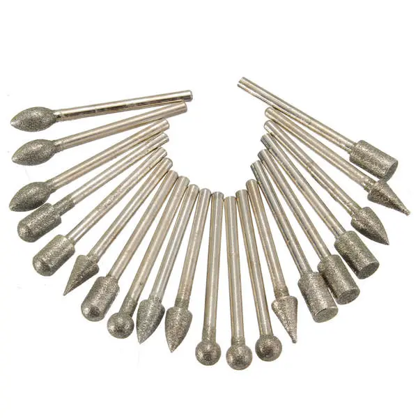 Dremel 3mm Shank Emery Grinding Wheel - 20pcs Abrasive Tool Kit
