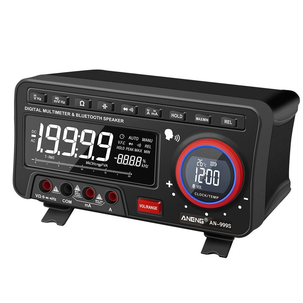 ANENG AN999S True RMS Bluetooth Multimeter | 19999 Counts | 3D Voice & Auto Range