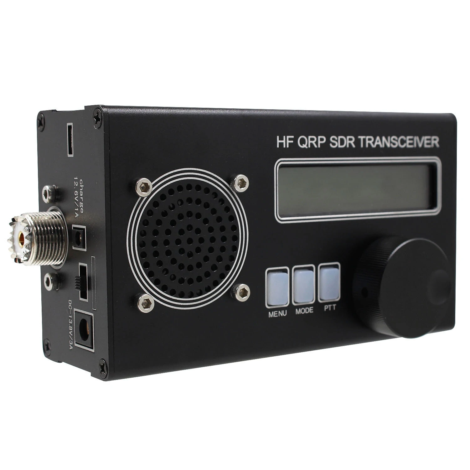 USDX USDR HF QRP SDR Transceiver | 8-Band SSB/CW with DSP, Mic, Battery & Charger