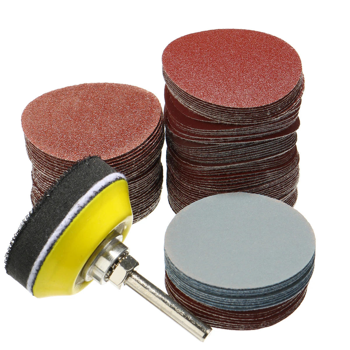 3M Sanding Discs - 120Pcs 50mm Backing Pad & Polishing Set | Abrasive Tools