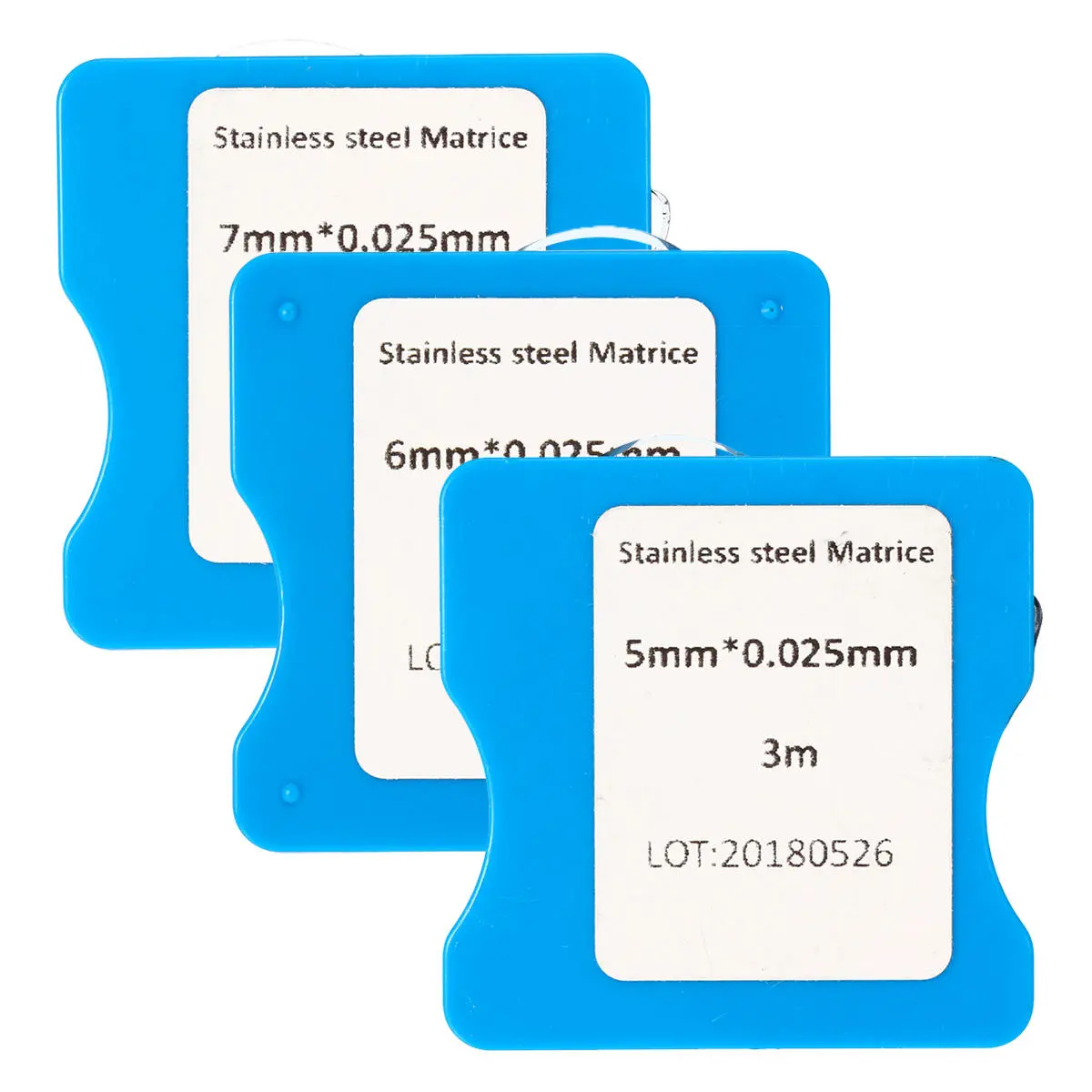 Dental Striproll Bands - 5/6/7mm Stainless Steel Teeth Restoration Forming Clip