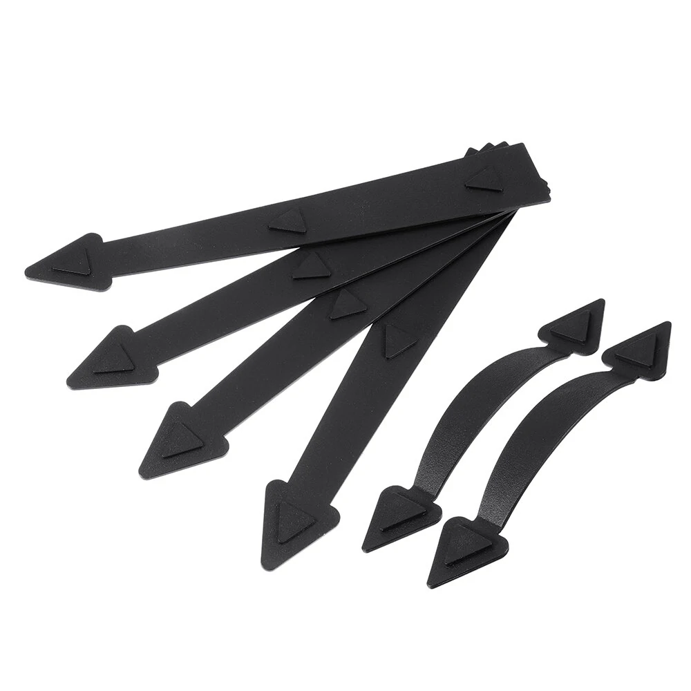 6Pcs Magnetic Garage Door Accents Set - Faux Hinges & Handles for Curb Appeal