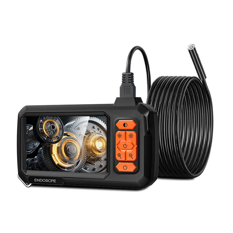 T30-AV 4.3-Inch IPS Endoscope | 1080P HD, IP67 Waterproof & Type-C Charging