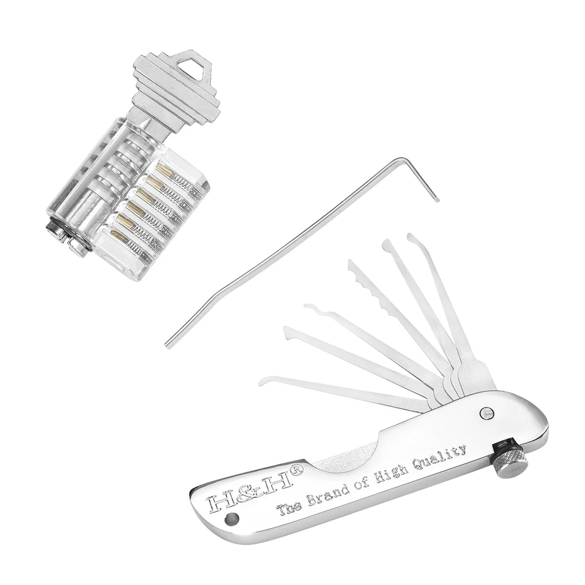 Locksmith Supplies Premium Hand Tools Set - Ultimate Lock Kit with Precision Picks