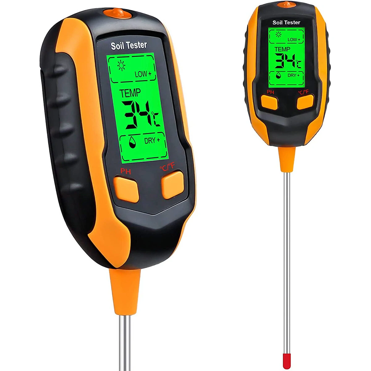 4in1 Digital Soil Tester - LCD PH Moisture Temperature Sunlight | Gardening Tool