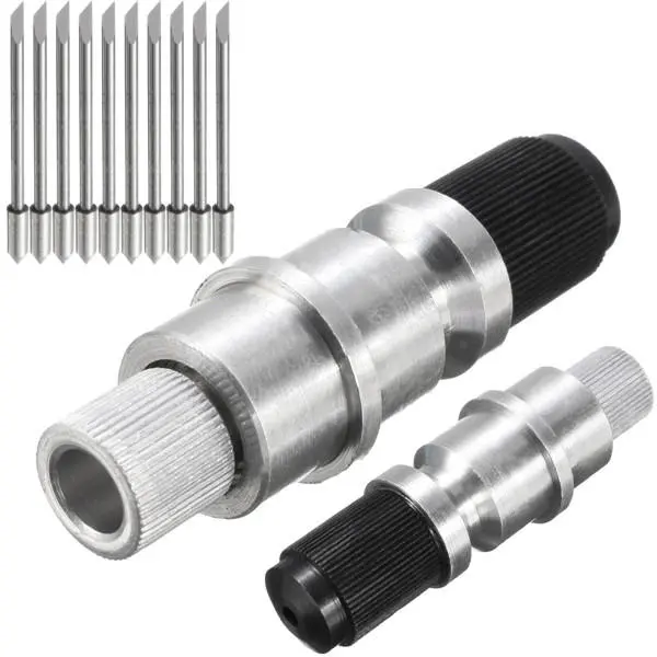 Blade Holder for Cutting Plotter | 10pcs 45 Degree Blades - Drill Attachment