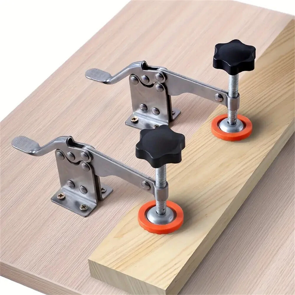 Toggle Clamp - Stainless Steel Quick-Release Horizontal Clamp for Woodworking & Welding
