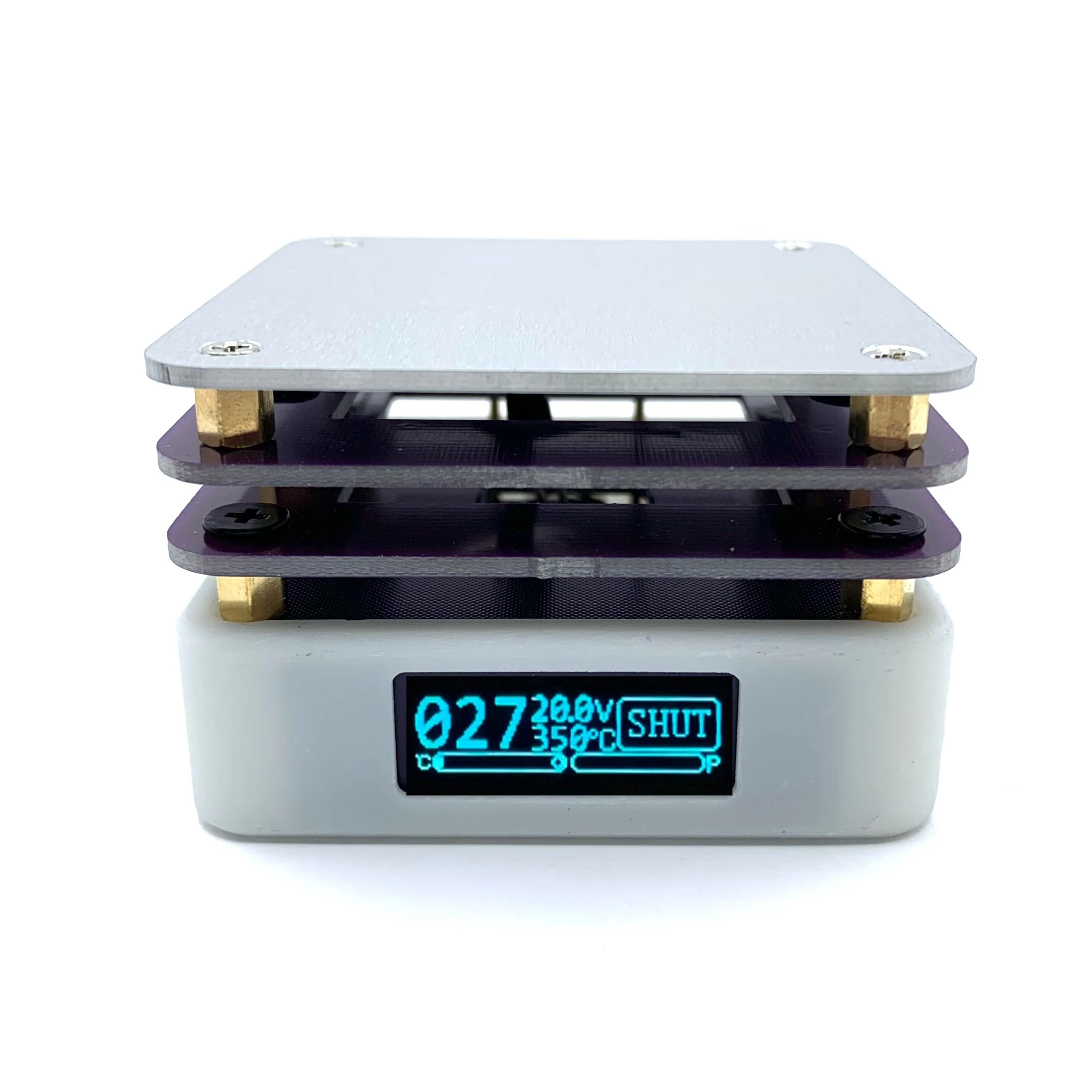 PD 65W Mini Hot Plate Preheater - OLED Display | PCB Welding & Rework Station