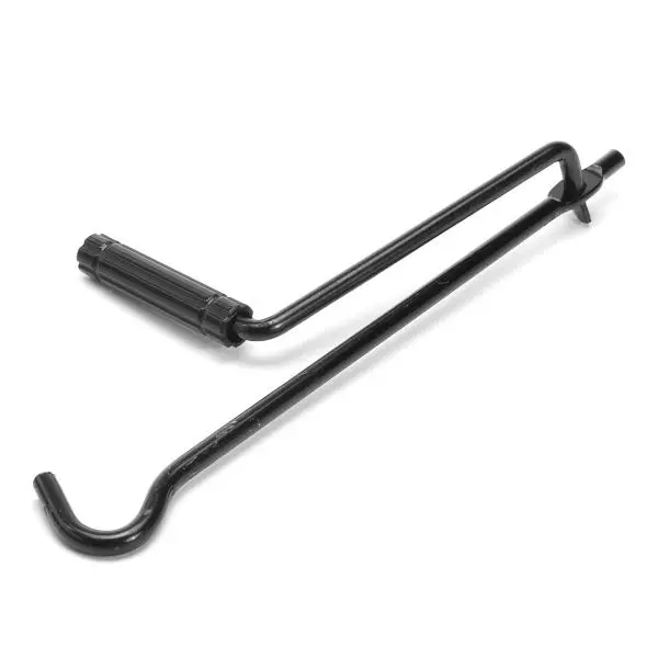 Iron Scissor Jack & Tire Wrench Tool | Car Wheel Lug Crank Handle for Repair